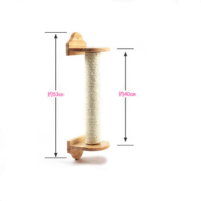 Cat Scratching Post Tower (53cm) – Stable Climbing & Play Structure for Cats
