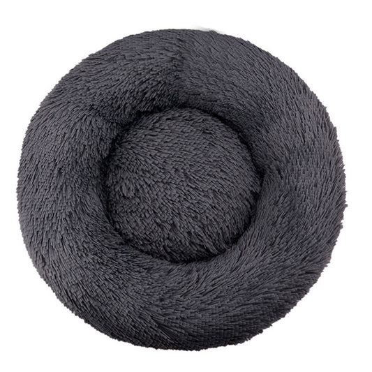 Ultra-Soft Plush Round Dog Bed – Cozy & Machine Washable