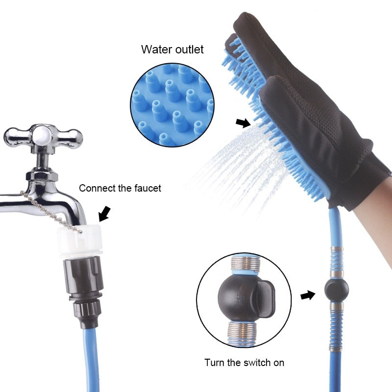 Portable Pet Shower Head – Gentle Bathing Tool for Dogs and Cats